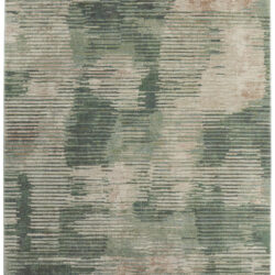 Feizy Eden Modern Abstract 39QYF Green/Ivory/Brown Area Rug