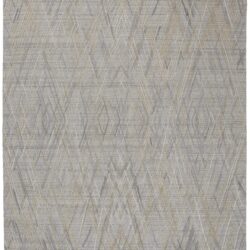 Feizy Elias Modern Abstract 6589F Gray/Ivory Area Rug