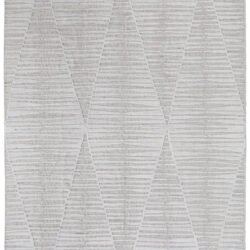 Feizy Elias Modern Geometric 69FVF Ivory/Tan Area Rug