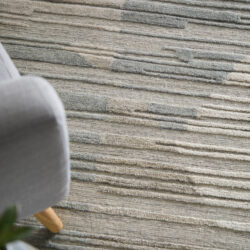 Alternative view of Feizy Elias Modern Abstract 69FXF Brown/Blue/Tan Area Rug
