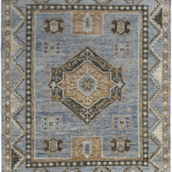Feizy Fillmore Traditional Medallion 6935F Blue/Green Area Rug
