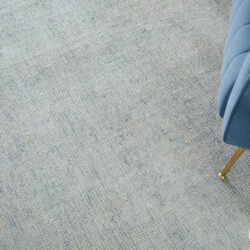 Alternative view of Feizy Fleetwood Modern Solid 8A06F Gray/Ivory Area Rug