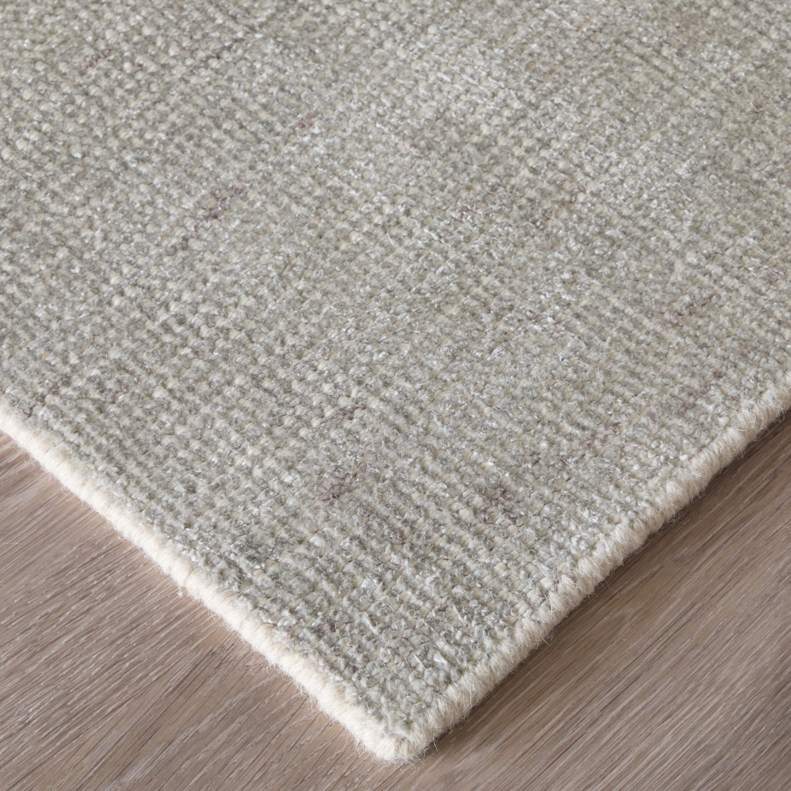 Feizy Fleetwood Modern Solid 8A06F Gray Area Rug - Image 2