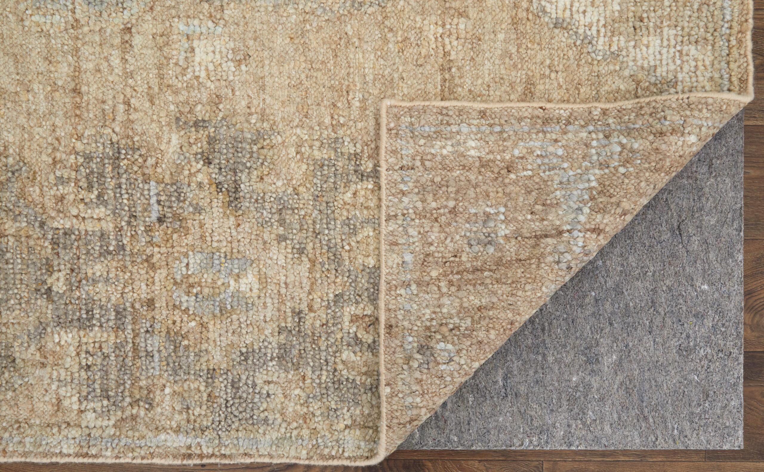 Feizy Grafton Transitional Floral & Botanical 69F8F Tan/Gray/Ivory Area Rug - Image 8