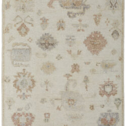 Feizy Grafton Transitional Floral & Botanical 69FLF Ivory/Orange/Gray Area Rug