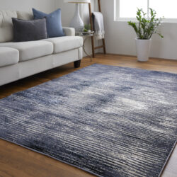 Alternative view of Feizy Indio Modern Gradient & Ombre 39GXF Blue/Gray/Ivory Area Rug