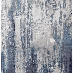Feizy Indio Modern Abstract 39H2F Ivory/Blue/Black Area Rug
