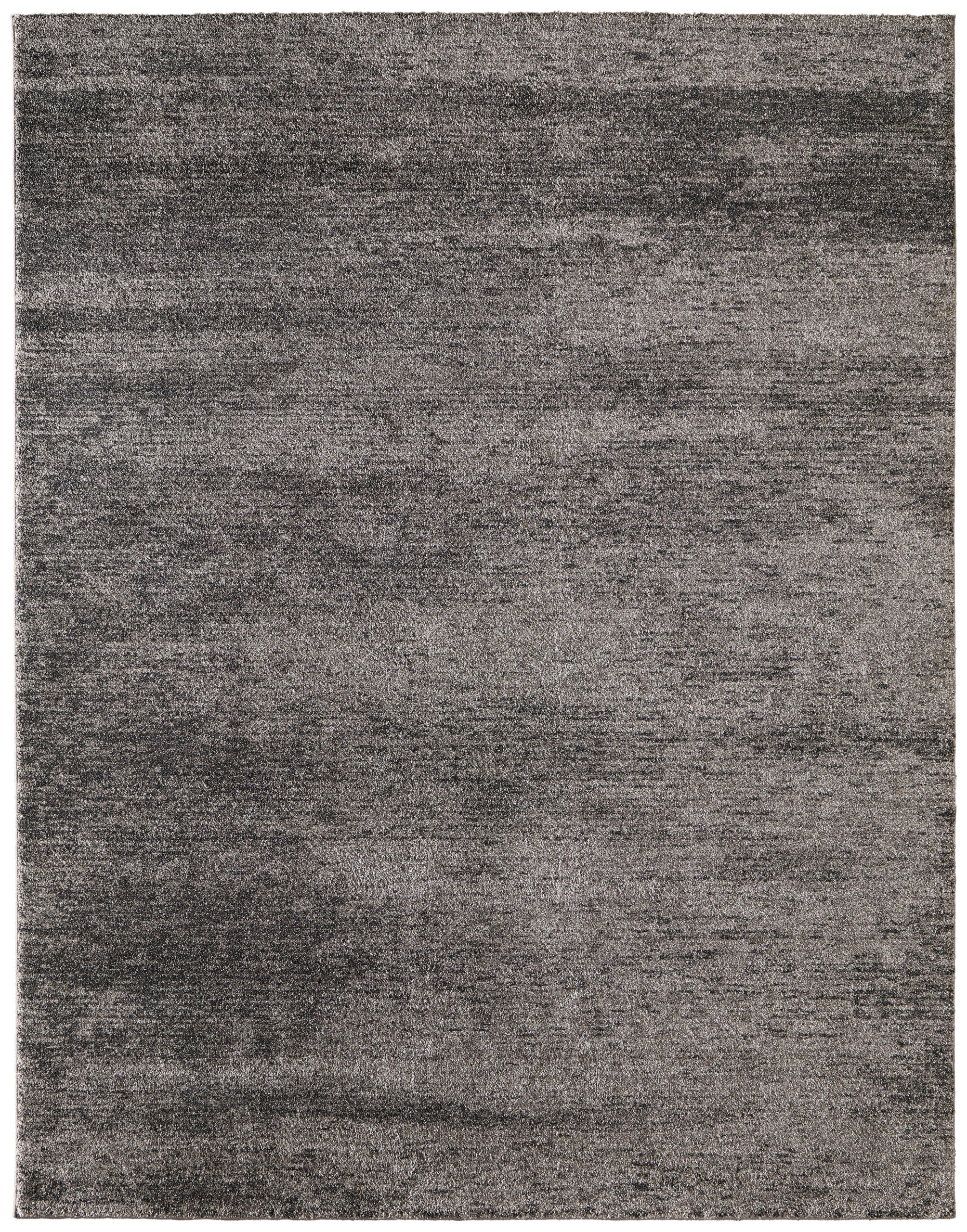 Feizy Jameson Modern Distressed 39R8F Gray/Black Area Rug