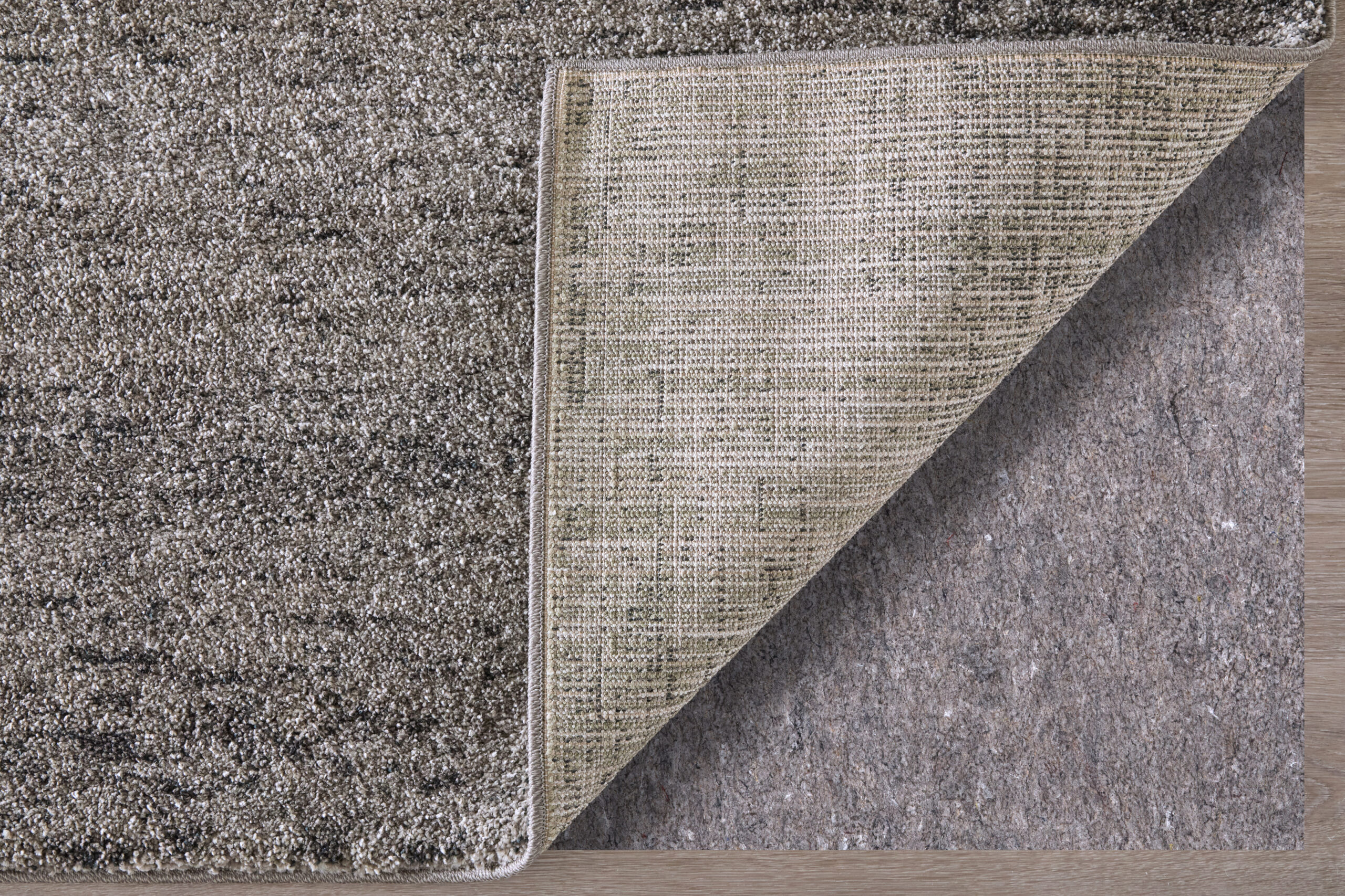 Feizy Jameson Modern Distressed 39R8F Gray/Black Area Rug - Image 8