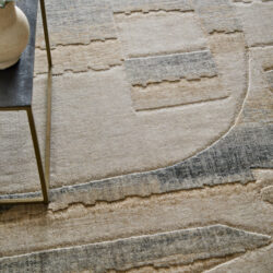 Alternative view of Feizy Jaxson Modern Abstract 39PXF Tan/Brown/Gray Area Rug