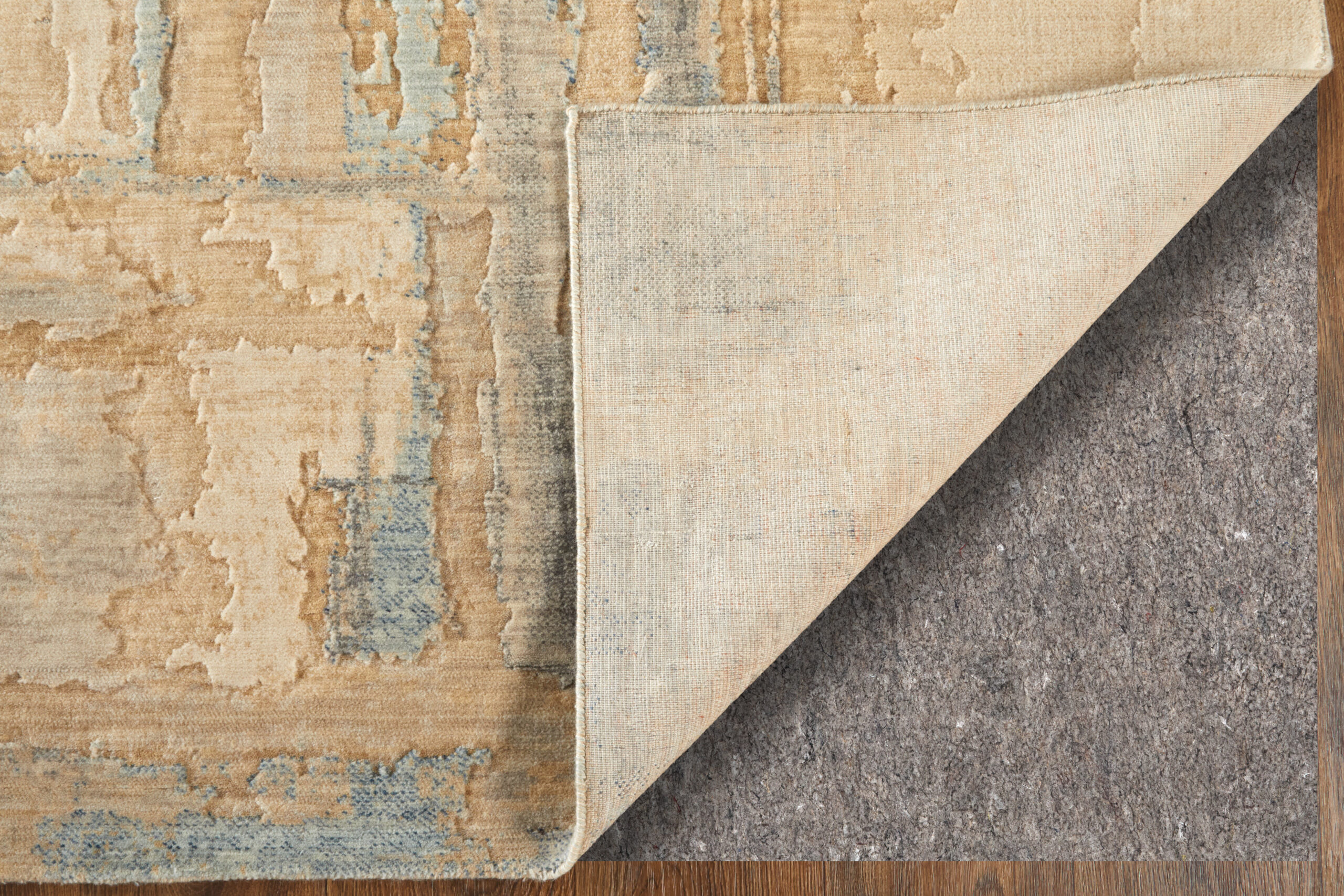 Feizy Jaxson Modern Abstract 39Q0F Tan/Brown/Gray Area Rug - Image 8