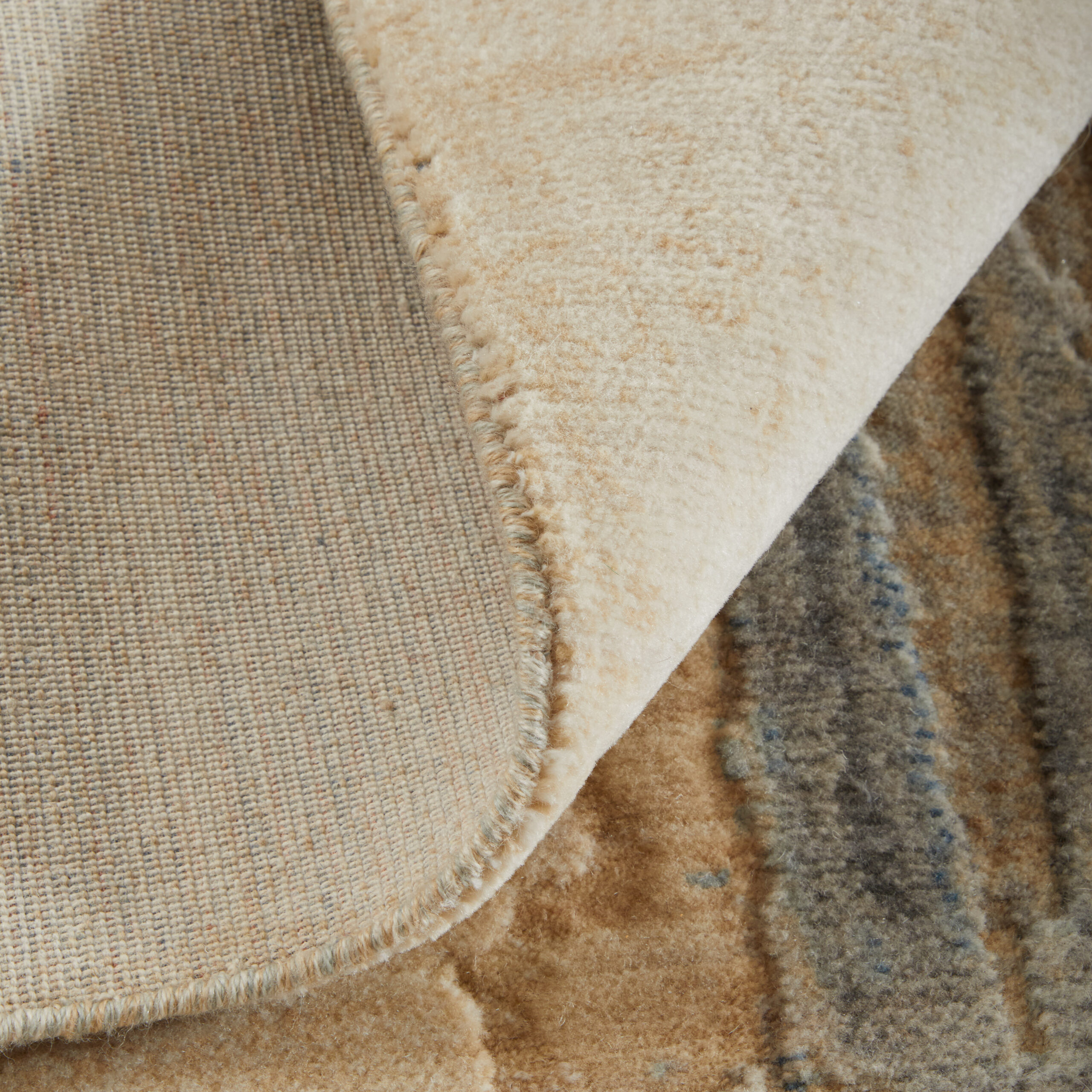 Feizy Jaxson Modern Abstract 39Q0F Tan/Brown/Gray Area Rug - Image 9