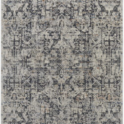 Feizy Kaia Transitional Distressed 39HUF Ivory/Gray/Taupe Area Rug