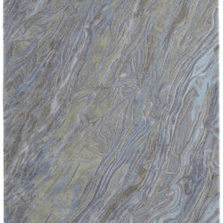 Feizy Kawai Modern Abstract 8982F Blue/Green/Gray Area Rug