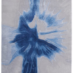 Feizy Kawai Modern Abstract 8984F Blue/Gray Area Rug