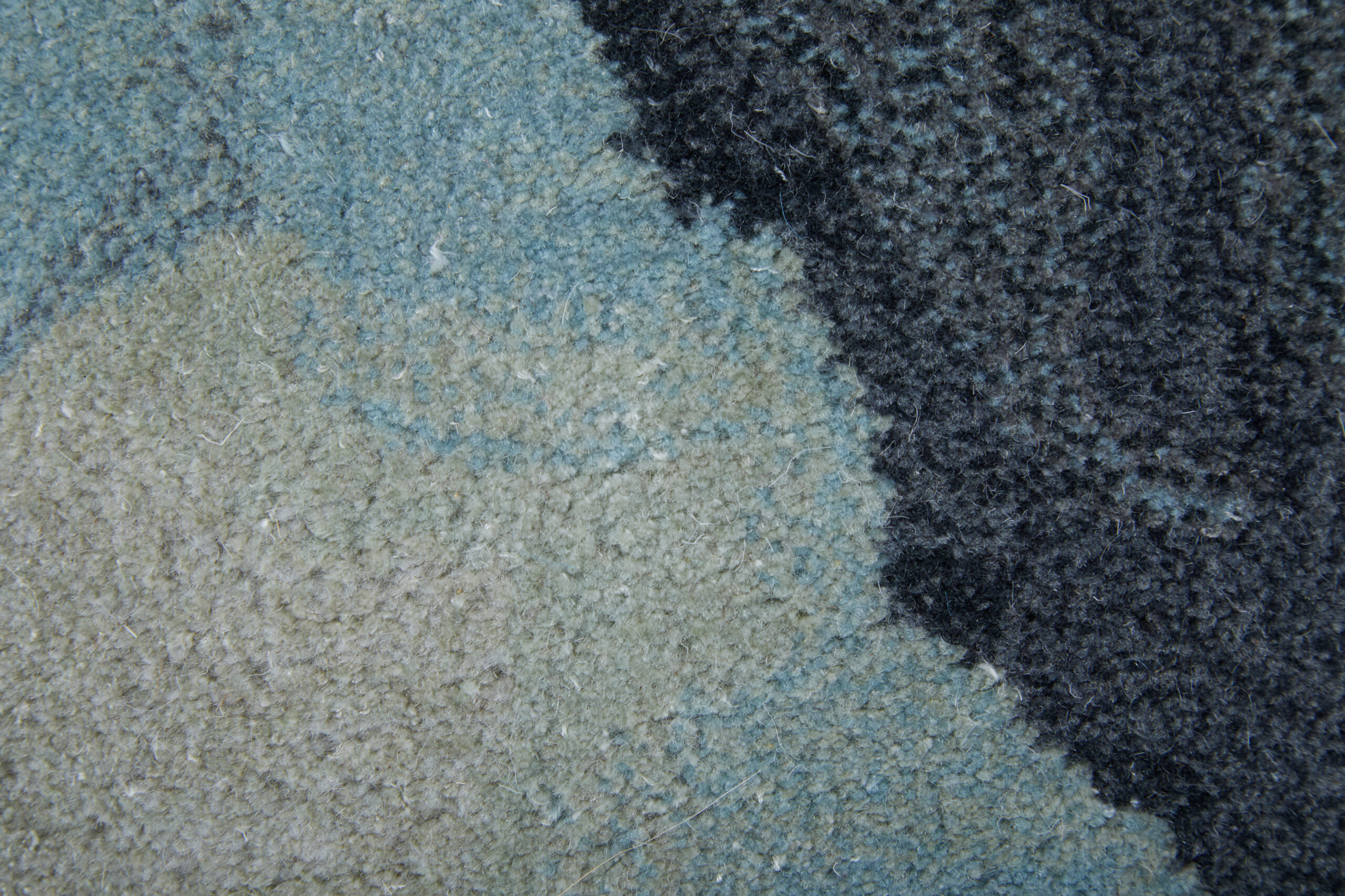 Feizy Kawai Modern Abstract 8986F Green/Blue/Ivory Area Rug - Image 4