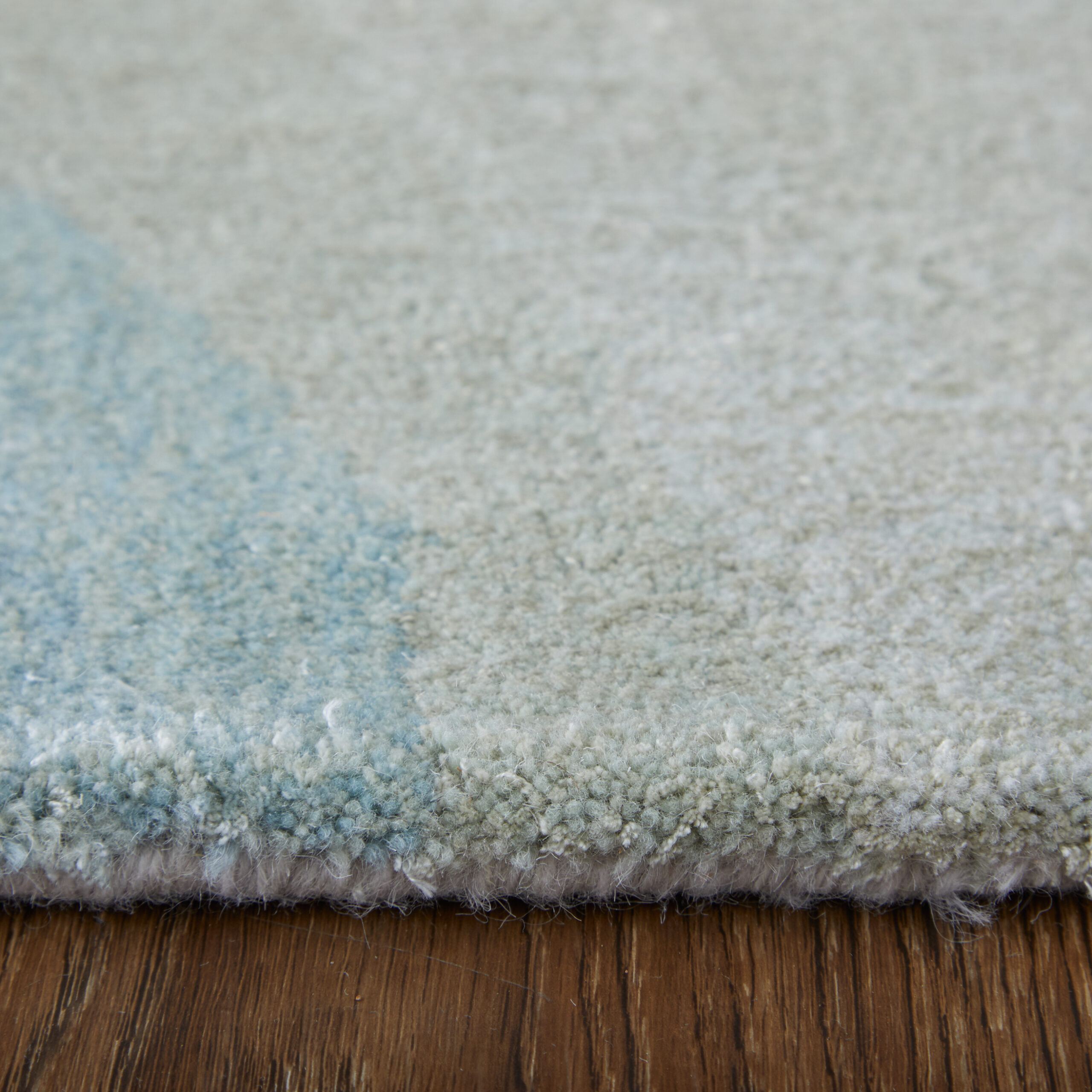 Feizy Kawai Modern Abstract 8986F Green/Blue/Ivory Area Rug - Image 5