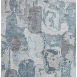 Feizy Kendall Modern Abstract 8A60F Blue/Gray Area Rug