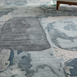 Alternative view of Feizy Kendall Modern Abstract 8A60F Blue/Gray Area Rug