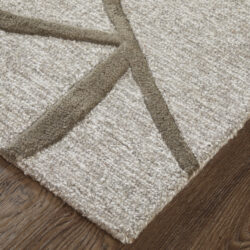 Alternative view of Feizy Kimball Transitional Abstract 8A30F Gray/Taupe/Ivory Area Rug