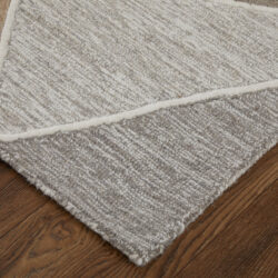 Alternative view of Feizy Kimball Transitional Abstract 8A33F Gray/Black/Brown Area Rug