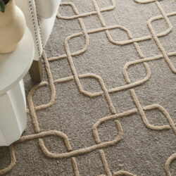 Alternative view of Feizy Kimball Transitional Trellis & Lattice 8A35F Gray/Taupe/Tan Area Rug