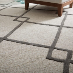 Alternative view of Feizy Kimball Transitional Trellis & Lattice 8A36F Ivory/Gray/Tan Area Rug
