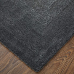 Alternative view of Feizy Katya Modern Abstract 8988F Black/White/Gray Area Rug