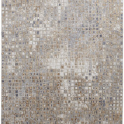 Feizy Laina Transitional Geometric 39G0F Tan/Ivory/Blue Area Rug
