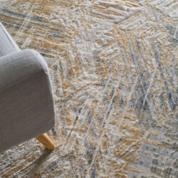 Alternative view of Feizy Laina Transitional Abstract 39G6F Tan/Ivory/Gray Area Rug