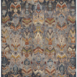 Feizy Leylan Transitional Ikat 0563F Blue/Gray/Tan Area Rug