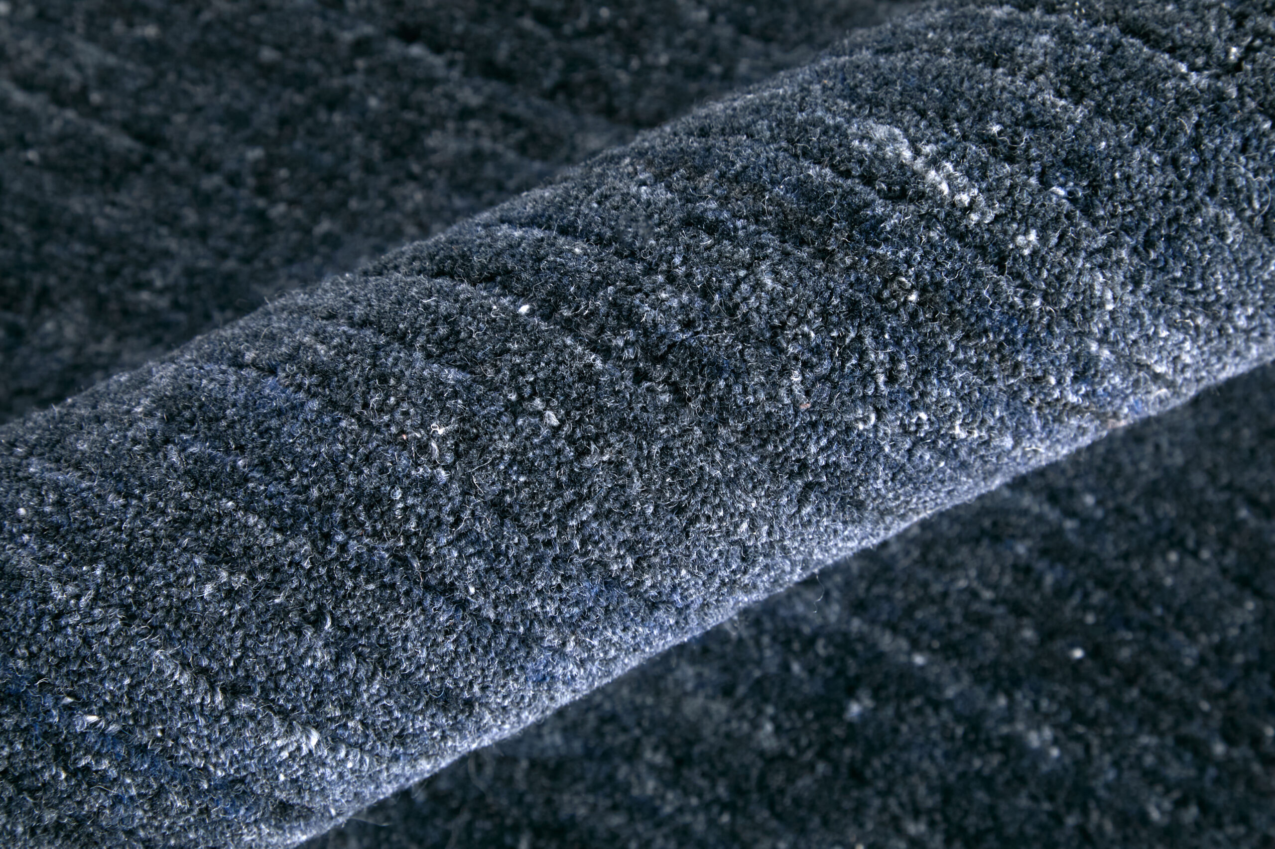 Feizy Lakewood Modern Solid 8A23F Blue/Gray Area Rug - Image 3