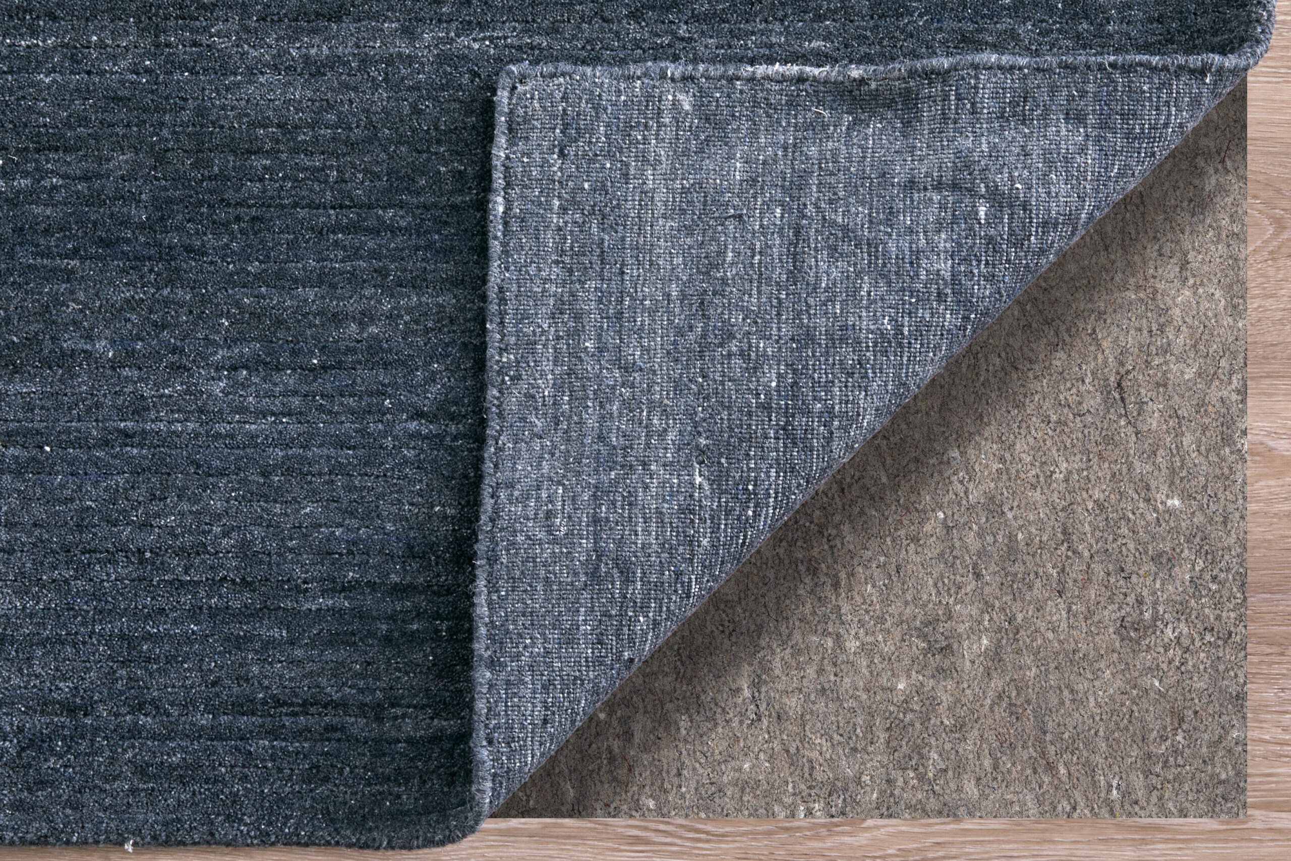 Feizy Lakewood Modern Solid 8A23F Blue/Gray Area Rug - Image 7