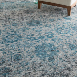 Alternative view of Feizy Loralai Traditional Oriental 8A63F Blue/Gray Area Rug