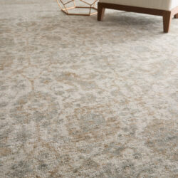 Alternative view of Feizy Loralai Traditional Oriental 8A64F Ivory/Tan/Green Area Rug