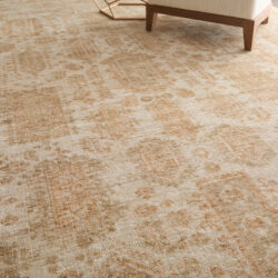 Alternative view of Feizy Loralai Traditional Oriental 8A67F Tan/Ivory Area Rug