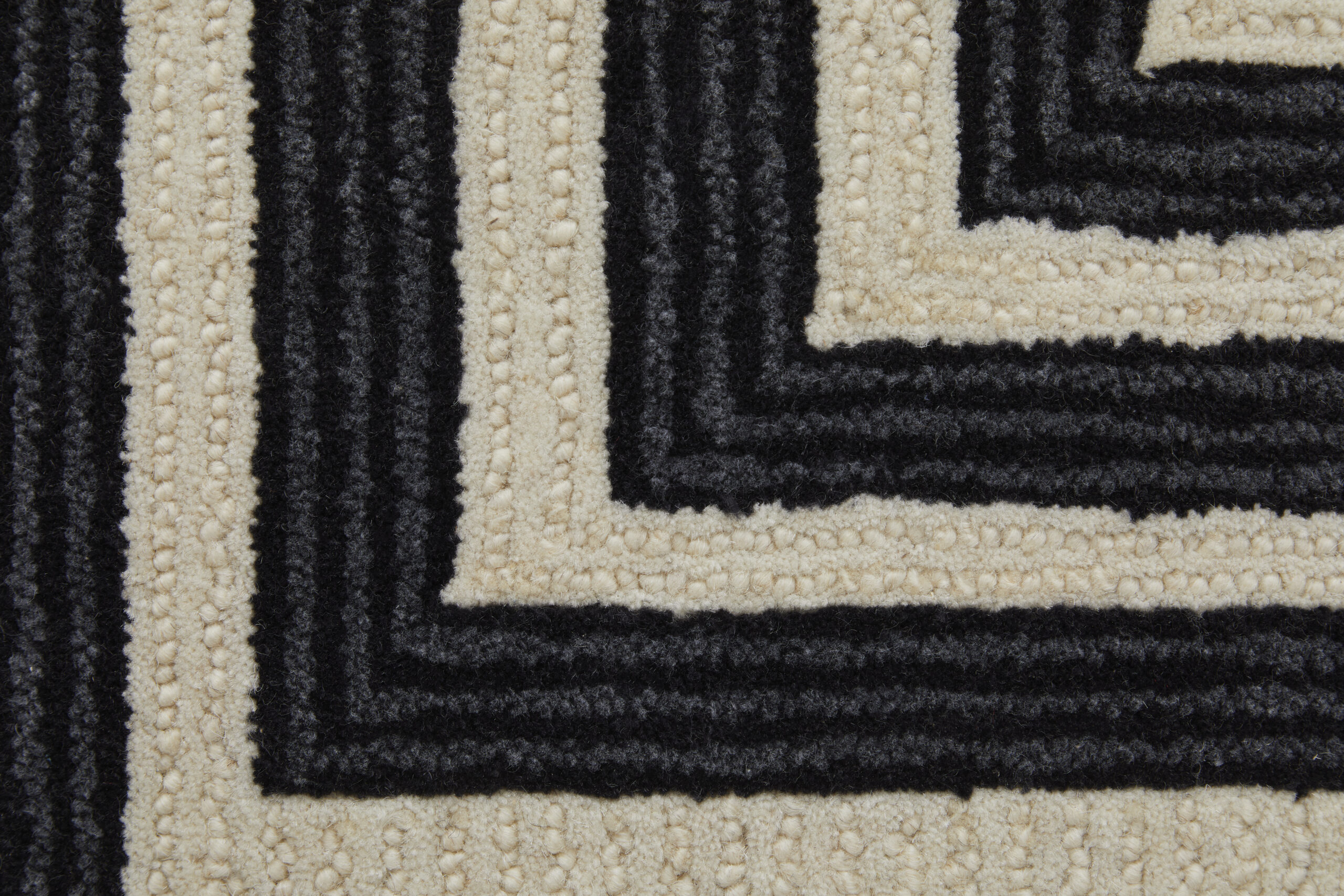 Feizy Maguire Transitional Abstract 8900F Gray/Ivory/Black Area Rug - Image 5