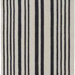 Feizy Maguire Transitional Abstract 8901F Ivory/Black Area Rug