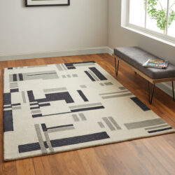 Alternative view of Feizy Maguire Transitional Abstract 8903F Ivory/Taupe Area Rug