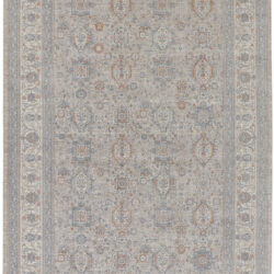 Feizy Marquette Transitional Oriental 3761F Taupe/Silver/Blue Area Rug
