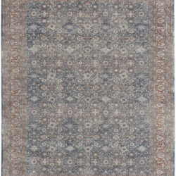 Feizy Marquette Transitional Oriental 39GTF Blue/Red Area Rug
