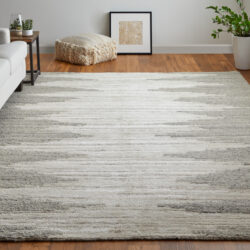 Alternative view of Feizy Navaro Modern Gradient & Ombre 8915F Ivory/Tan Area Rug