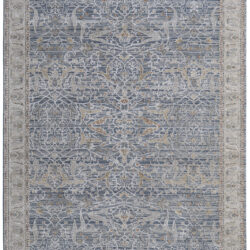 Feizy Pasha Transitional Ikat 39M4F Blue/Taupe/Ivory Area Rug