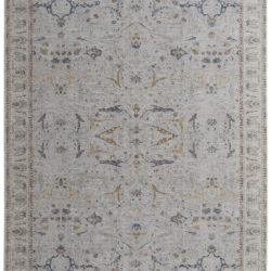 Feizy Pasha Transitional Ikat 39M4F Ivory/Blue/Taupe Area Rug