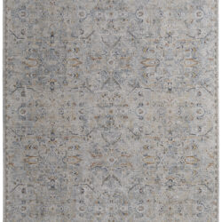 Feizy Pasha Transitional Distressed 39M6F Ivory/Blue/Tan Area Rug