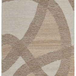 Feizy Pollock Modern Abstract 8952F Brown/Tan/Ivory Area Rug