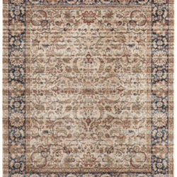 Feizy Pearson Traditional Persian 39SEF Ivory/Tan/Blue Area Rug