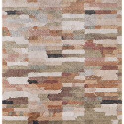 Feizy Pearson Modern Abstract 39SHF Brown/Tan/Green Area Rug