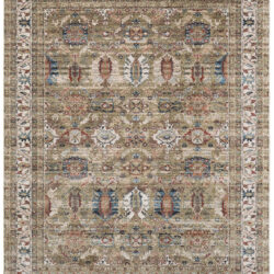 Feizy Pearson Traditional Persian 39SJF Green/Ivory/Blue Area Rug