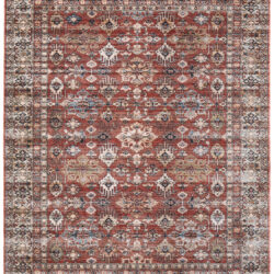 Feizy Pearson Traditional Persian 39SKF Red/Tan/Blue Area Rug